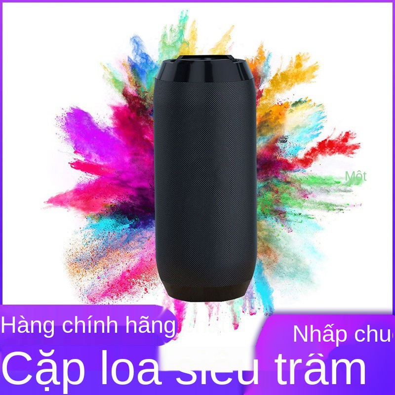 ☫◕Âm thanh 9D Loa Bluetooth Không Dây Điện thoại di động máy tính thẻ nhỏ U đĩa ngoài trời khối lượng lớn súng xe hơi