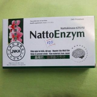 Viên uống nattoenzym sản phẩm cải thiện ngăn ngừa tai biến. Giúp tan cục máu đông