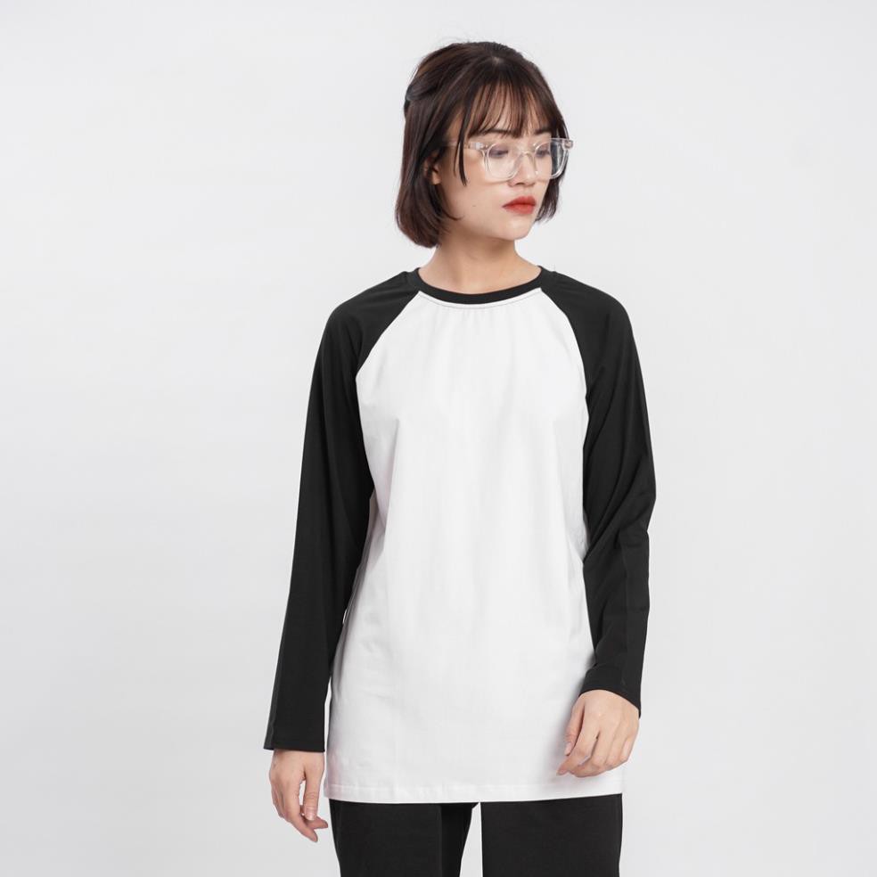 Áo thun dài tay RAGLAN Unisex N7 Basic Tee phông trơn thu đông nam nữ oversize form rộng sweater ulzzang Hàn Quốc ༚