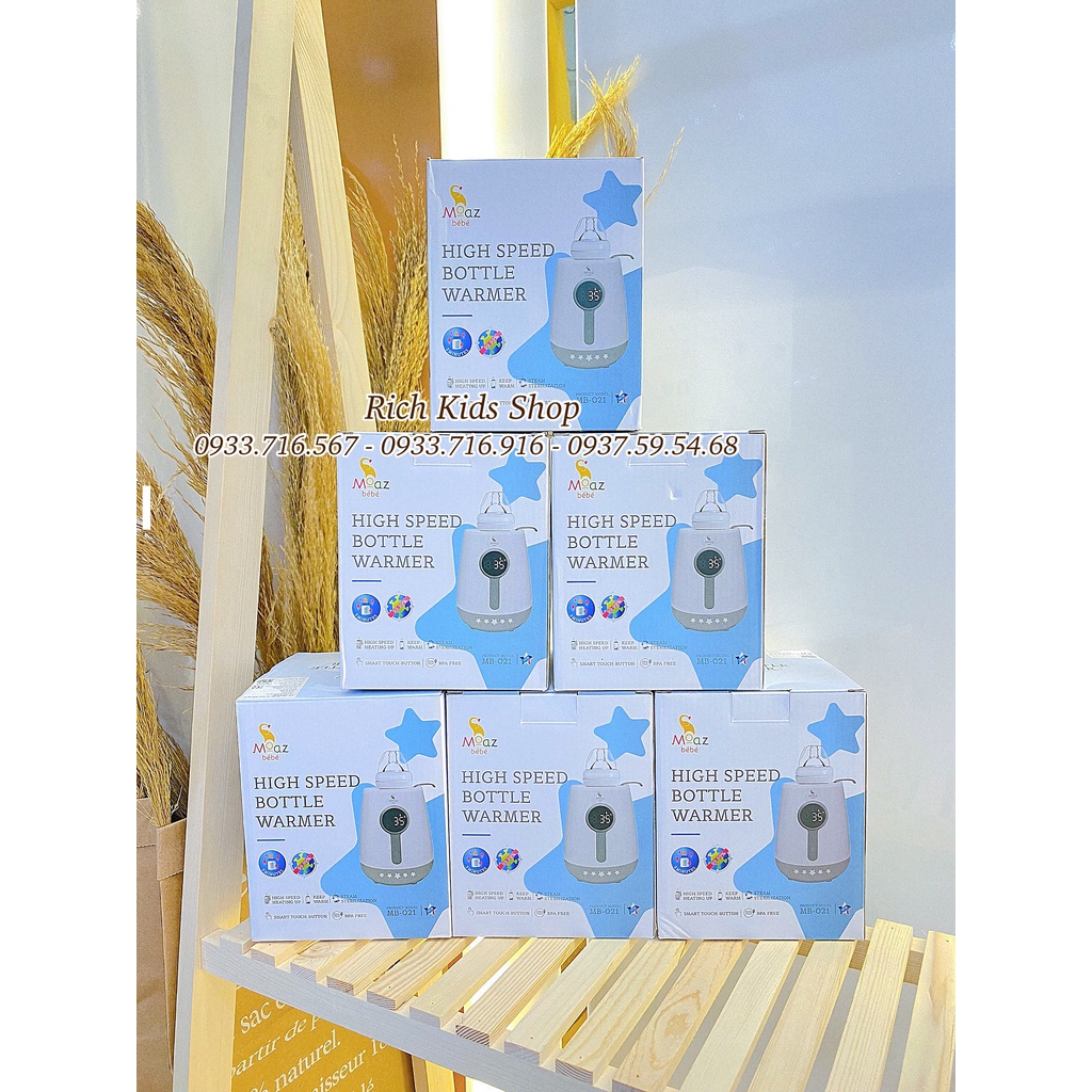Máy hâm sữa siêu tóc MB021 Moazbebe