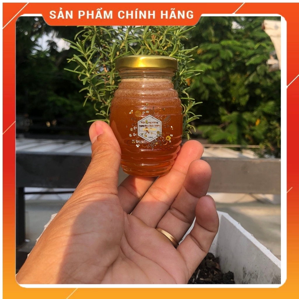 mật ong rừng nguyên chất 100% Sơn Tinh (hủ thủy tinh 100ml)