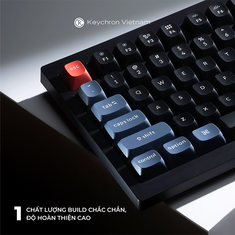 Bộ kit bàn phím cơ Keychron V1 QMK / VIA - BH 12 tháng chính hãng