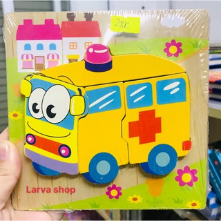 Ghép hình 3D gỗ nổi cho bé