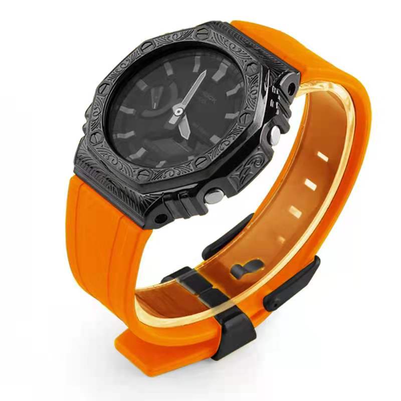 Dây Đeo Cao Su Thay Thế Cho Đồng Hồ Casio G-Shock GA-2100/2110 GA2100