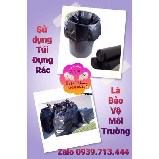 BỘ 3 CUỘN TÚI RÁC TỰ PHÂN HỦY LOẠI 1KG