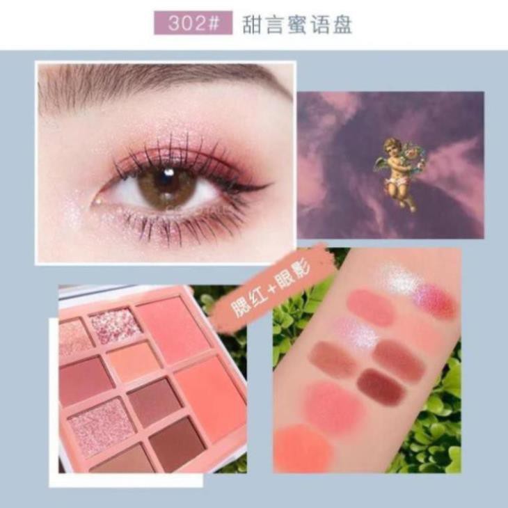 Phấn Mắt Gogo Tales Retro Velvet Eye Shadow Palette 10 ô