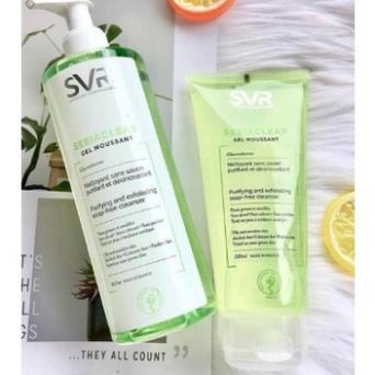 Sữa rửa mặt SVR Sebiaclear Gel Moussant cho da dầu mụn & da nhạy cảm hàng Pháp chuẩn chính hãng - Mii Beauty