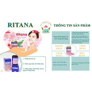 RITANA (H/60V) - VIÊN DƯỠNG TRẮNG DA