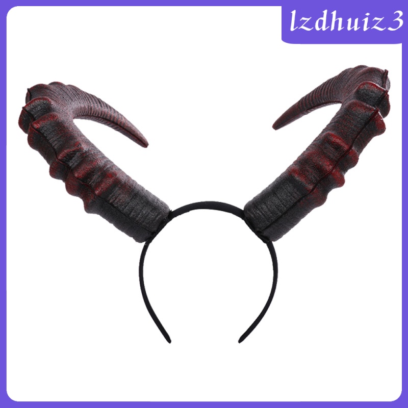 Băng Đô Sừng Quỷ Dài Hóa Trang Halloween lzdhuiz3