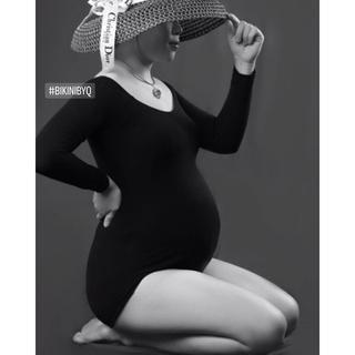 Bodysuit bầu bẹt vai đen  ( k có sẵn) hình thật khách feedback