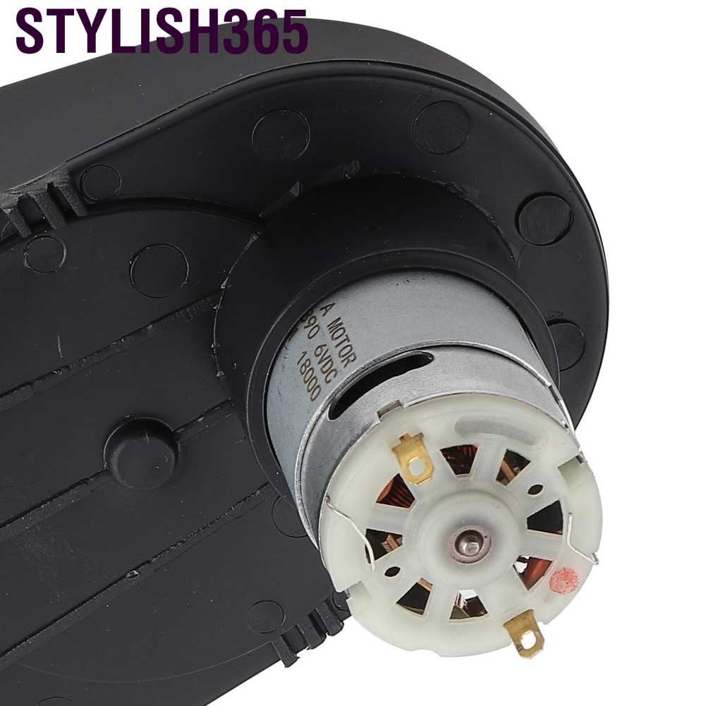 Stylish365 RS390 Electric Motor Gearbox 6V/12V 12000-20000RPM for Kids Car Toy