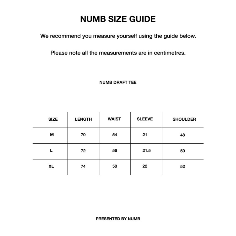 ÁO THUN NUMB “Draft Tee”