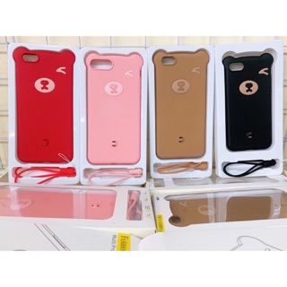 Ốp lưng tai gấu iPhone 6/6S/6 Plus/ 6S plus kèm dây đeo ( Full box )