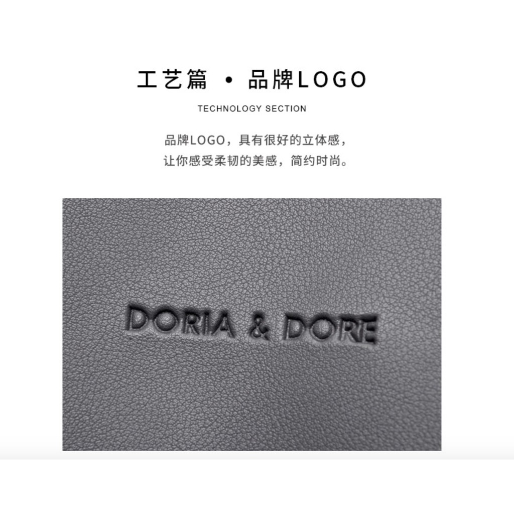 Túi xách công sở DORIA DORE thời trang trẻ trung 2in1 size lớn đựng vừa A4 | BigBuy360 - bigbuy360.vn