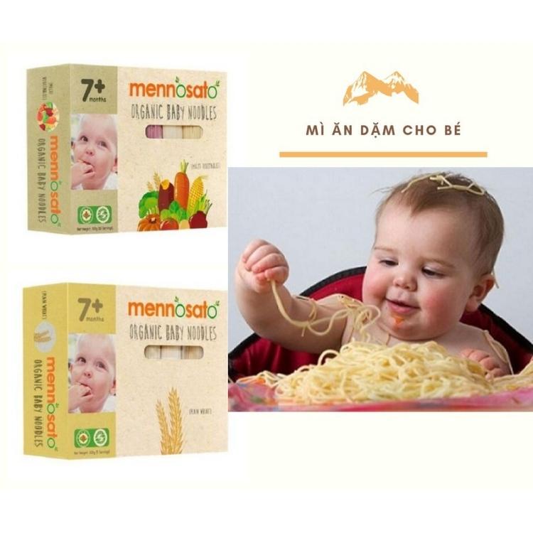 Mì Ăn Dặm Rau Củ Hữu Cơ Menosato Cho Bé Nhiều Vị