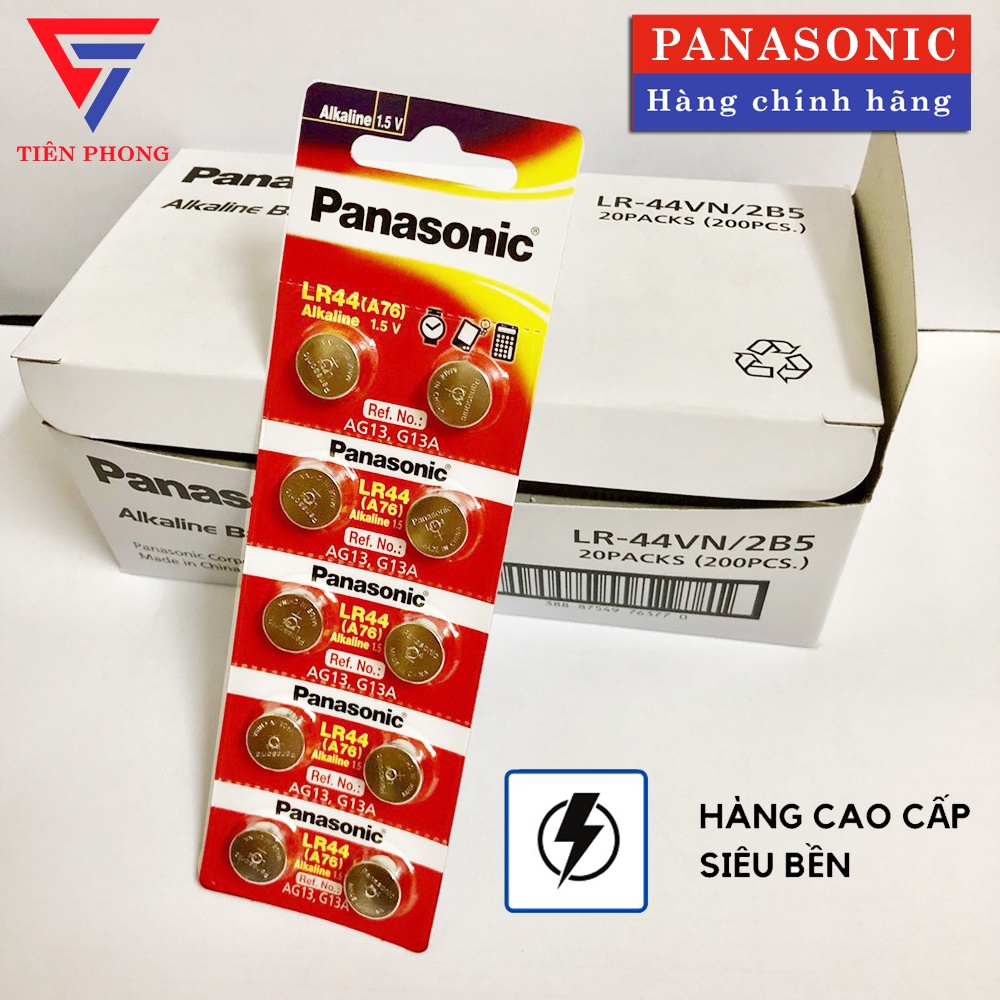 Pin LR44, AG13, A76, LR1154 , AG3, LR41 Alkaline Panasonic chính hãng
