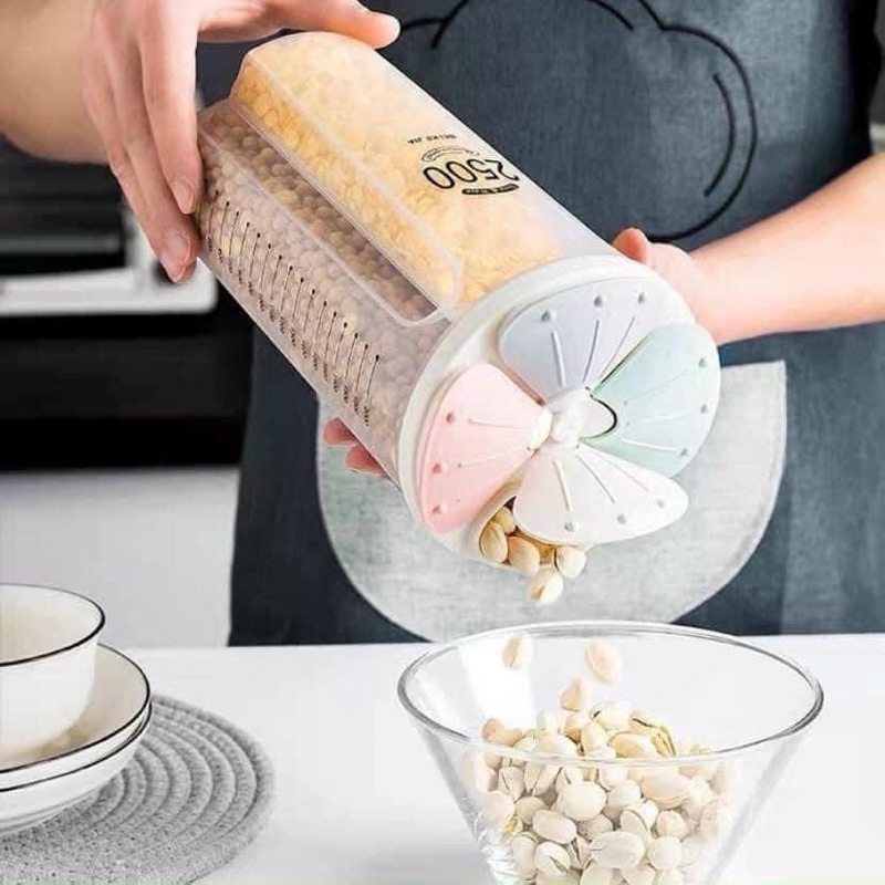 HỘP ĐỰNG HẠT CHIA NGĂN 2500ml 4 NGĂN