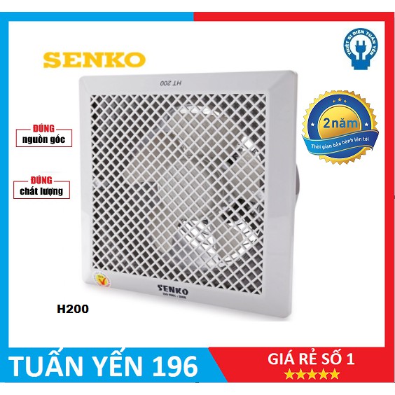 ⚡️Quạt hút thông gió quạt hút âm tường Senko H100, H150,H200,H250 Hàng Chính Hãng⚡️ | BigBuy360 - bigbuy360.vn