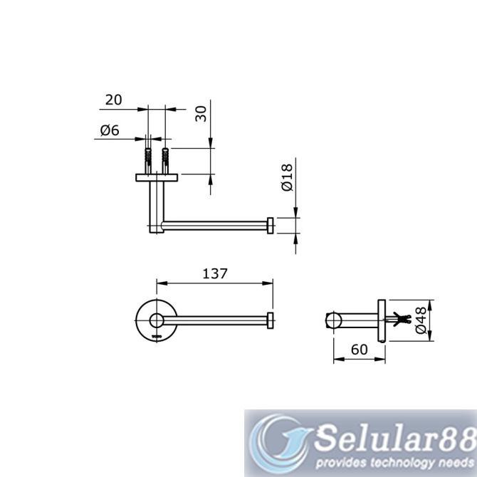 Toto Hộp Đựng Khăn Giấy Vệ Sinh Tx703Aes Ori 0512