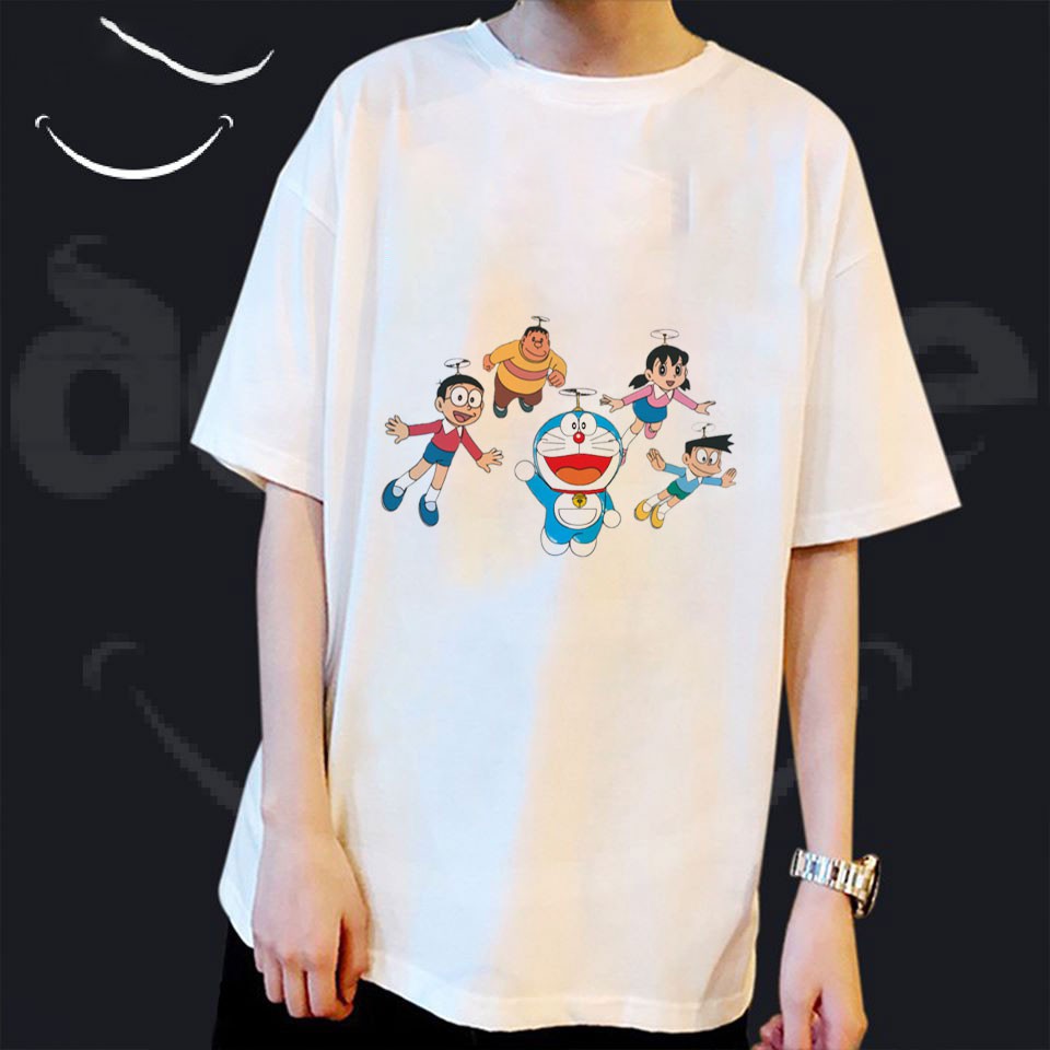 Áo Thun Phim Hoạt Hình Doraemon và Những Người Bạn  ( Có Size Trẻ Em ) 26.30