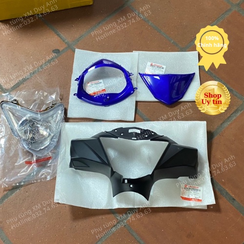 Nhựa đầu đèn, pha đèn galaxy chính hãng sym