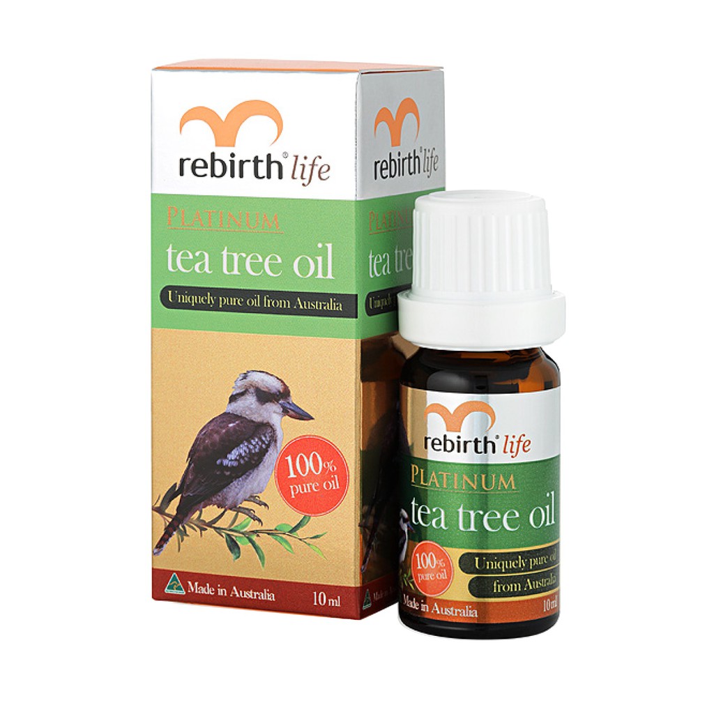 Tinh dầu giảm mụn tràm trà Rebirth Life Platium Tea Tree Oil
