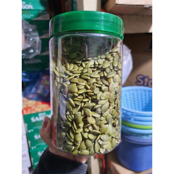 Hạt bí xanh hộp 500g