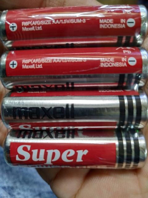 [Mã ELFLASH3 hoàn 10K xu đơn 20K] Pin 2A MAXELL(20cặp,40viên/1hộp)