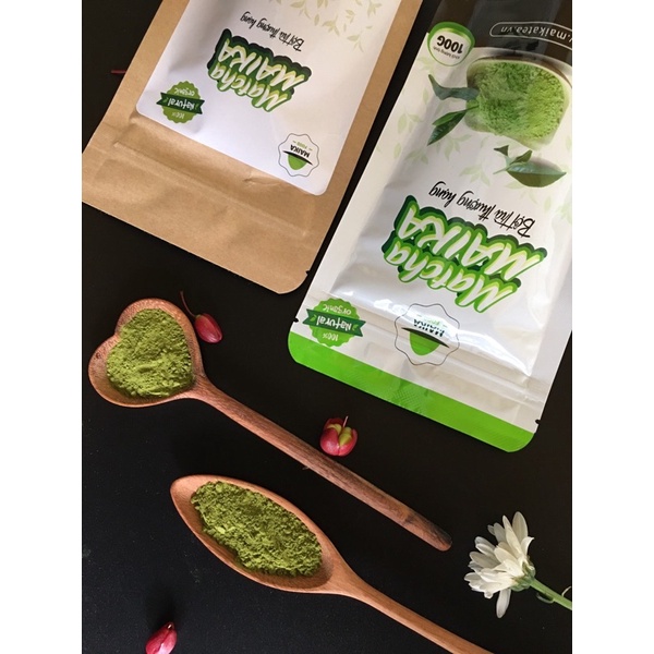 Bột Matcha Nguyên Chất Maika Food - Công Nghệ Sấy Lạnh Hiện Đại Gần Nguyên Vẹn Vi Chất Được Giữ Lại