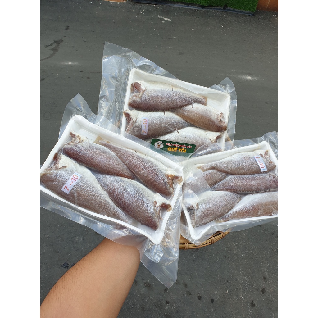 Khô cá đù (Size lớn: 7-10 con/1kg) | Khô cá đù nguyên con 1 nắng - Ship HCM siêu tốc 1-2h