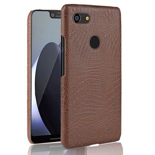 Google Pixel 3 XL case phone bag Retro Crocodile Skin PU leather Luxury cover