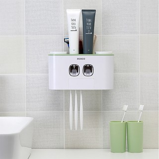 BỘ NHẢ KEM ĐÁNH RĂNG THÔNG MINH EcOcO 4 Cốc