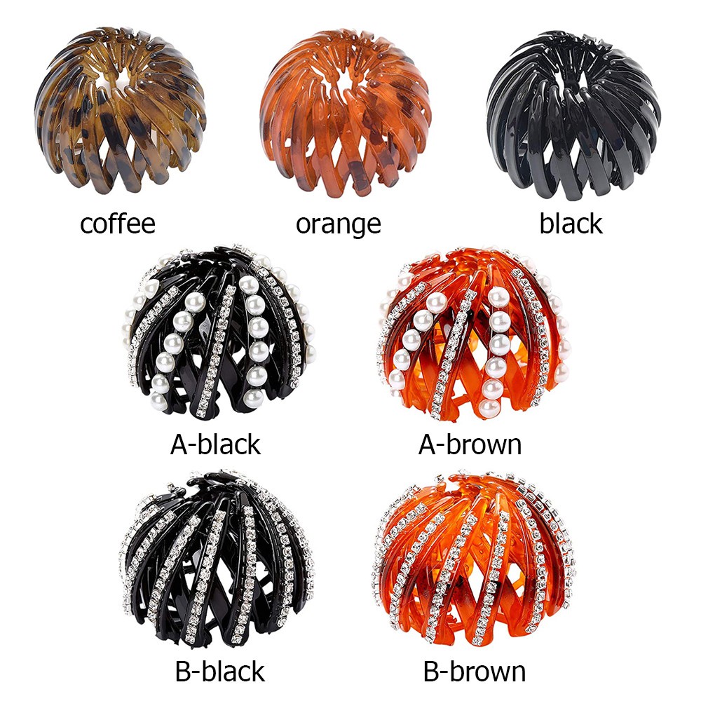 Dây Buộc Tóc Co Giãn Có Thể Thu Gọn Kiểu Dáng Hình Học Cổ Điển Độc Đáo