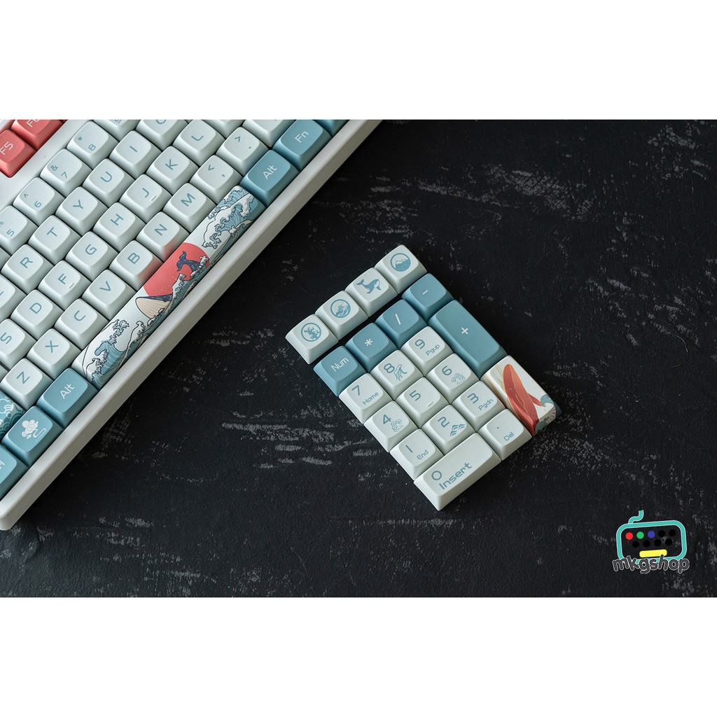 Nút bàn phím keycap Coral Sea XDA PBT Filco, Leopold, IKBC,...