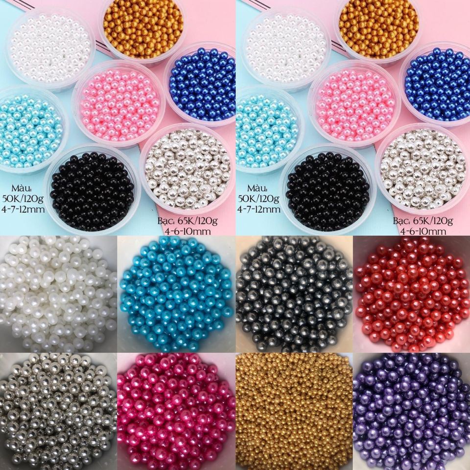 Kẹo bi đường trang trí bánh kem 2mm x 120g
