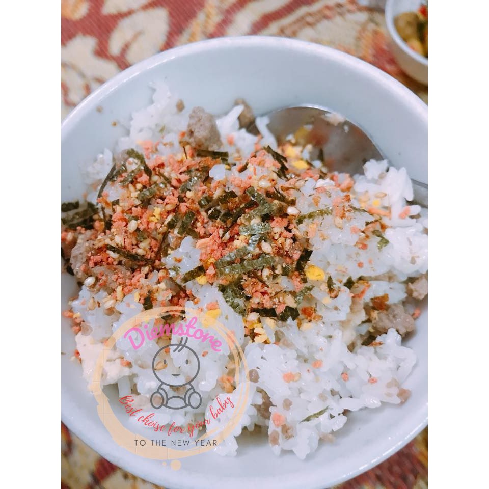 [Ăn dặm]Gia vị rắc cơm thập cẩm Hello Kitty túi x 20 gói