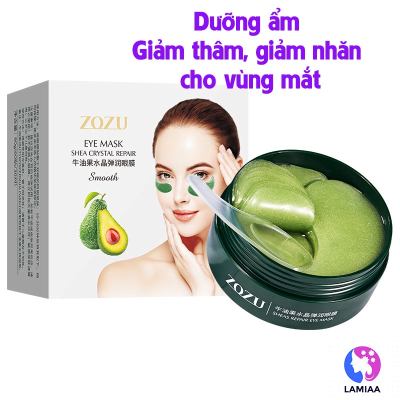 Mặt nạ mắt Bioaqua tảo biển, giảm quầng thâm, cấp ẩm nội địa Trung (Hộp 60 miếng)