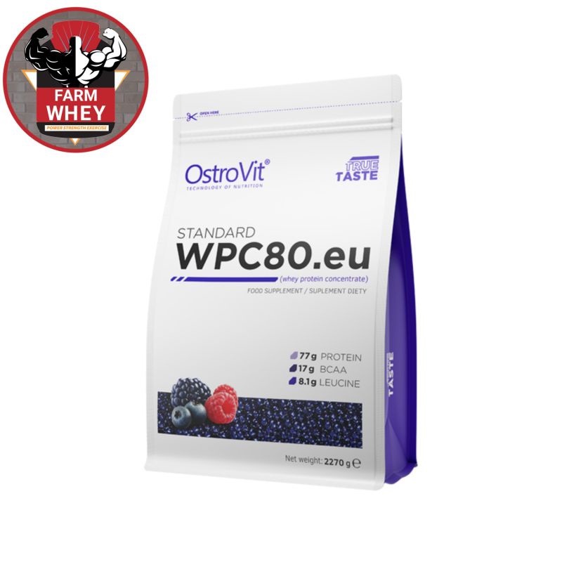 (HÀNG MỚI VỀ) Thực Phẩm Bổ Sung Tăng Cơ Ostrovit WPC80 Whey Protein Concentrate 2.27Kg