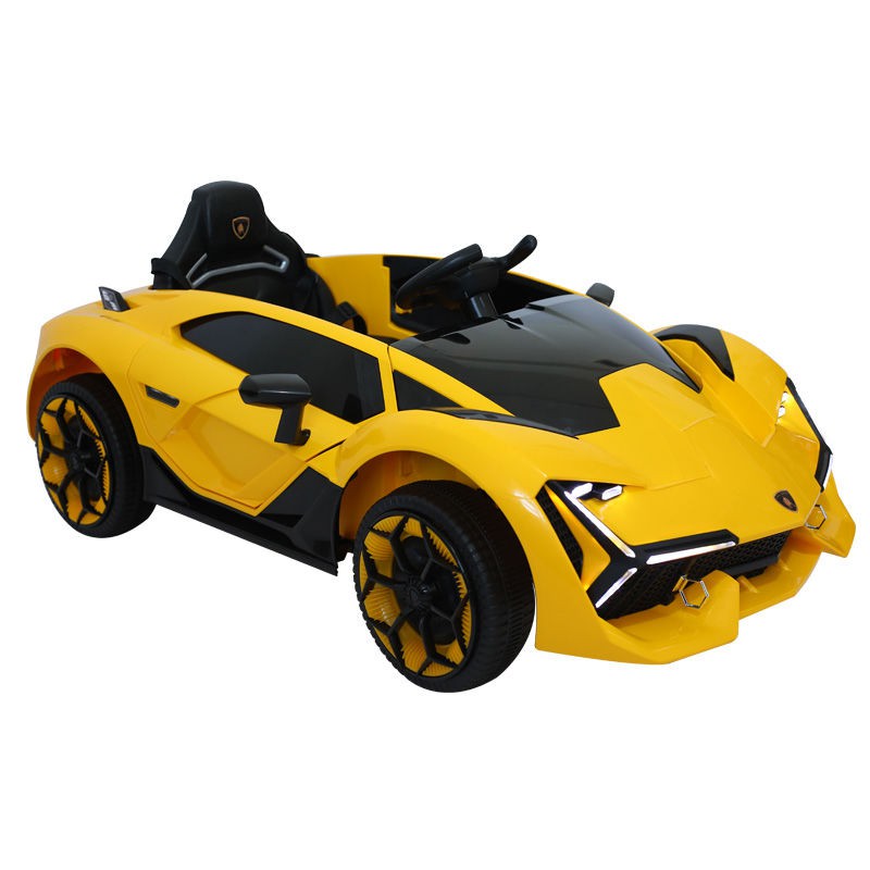 Ô tô điện trẻ em Lamborghini 4 bánh có điều khiển từ xa đồ chơi thể ngồi chở người <
