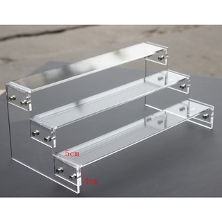 Kệ Bậc Thang Mica Trong Giá Trưng Bày Sản Phẩm Mô Hình Nhiều Tầng