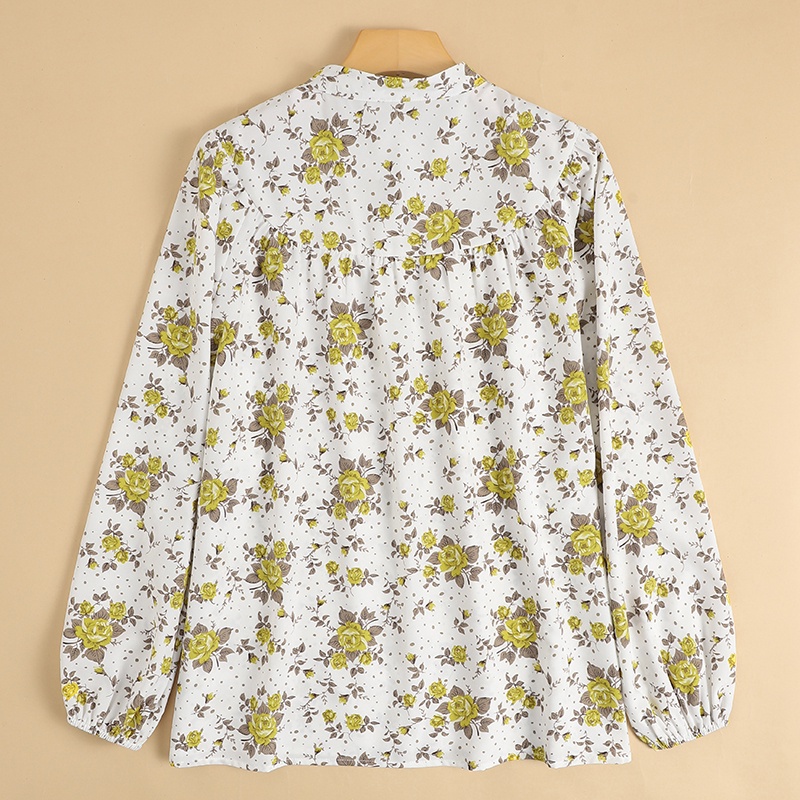 Áo kiểu Zanzea dài tay in họa tiết hoa phong cách Hàn Quốc dành cho nữ