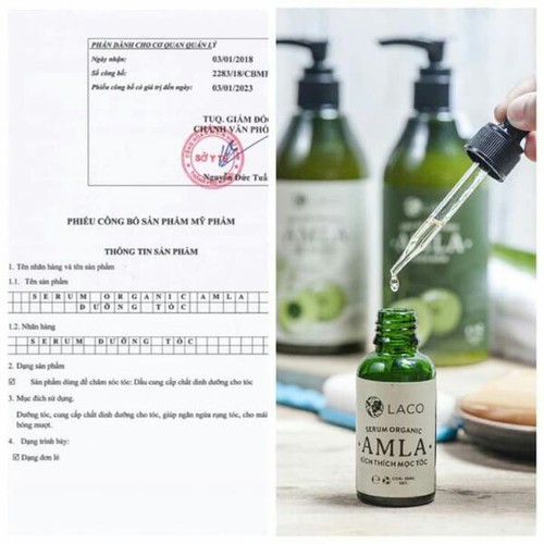[Ngăn Ngừa Rụng + Mọc Tóc] Bộ Dầu Gội+Xả+Serum Thảo Dược Amla Laco Chiết Xuất Thiên Nhiên Chính Hãng Công Ty | BigBuy360 - bigbuy360.vn