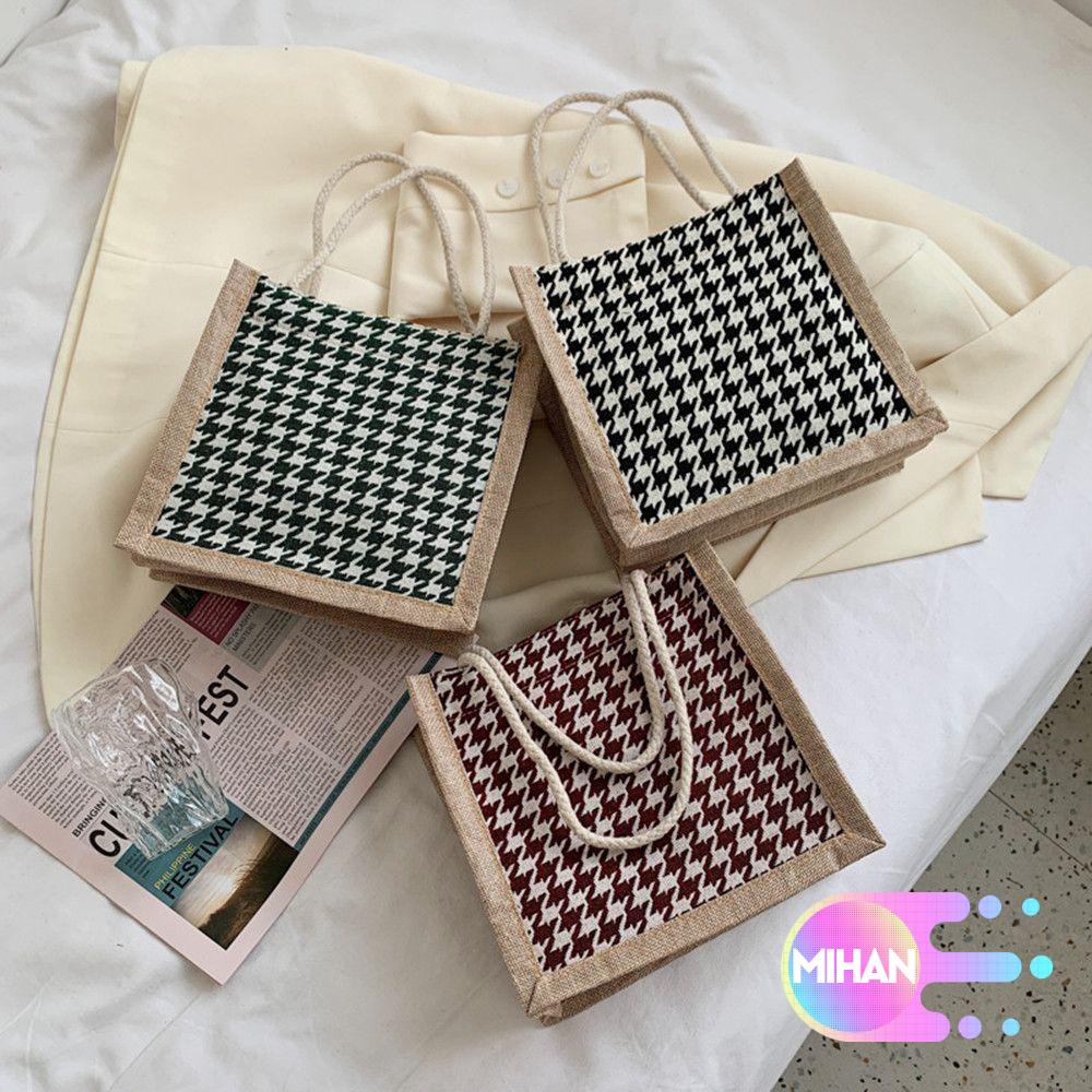 Túi xách vải canvas cỡ lớn chống thấm nước phong cách retro