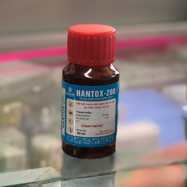 HANTOX 200 -Dung dịch pha nước phun xịt - chai 50ml