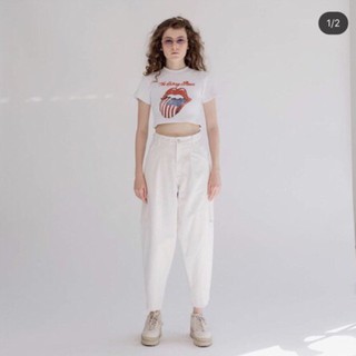 Áo croptop trắng Thewhiteegg