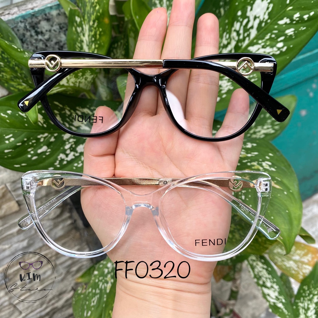 GỌNG NHỰA MẮT MÈO XẾCH NHẸ THỜI TRANG NỮ (Nhận cắt độ cận cho kính)