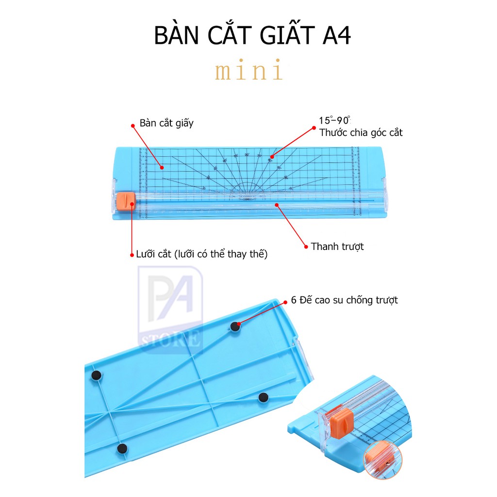 Bàn Cắt Giấy A4 Thông Minh - Gọn, Nhẹ, Tiện Ích, Thời Trang