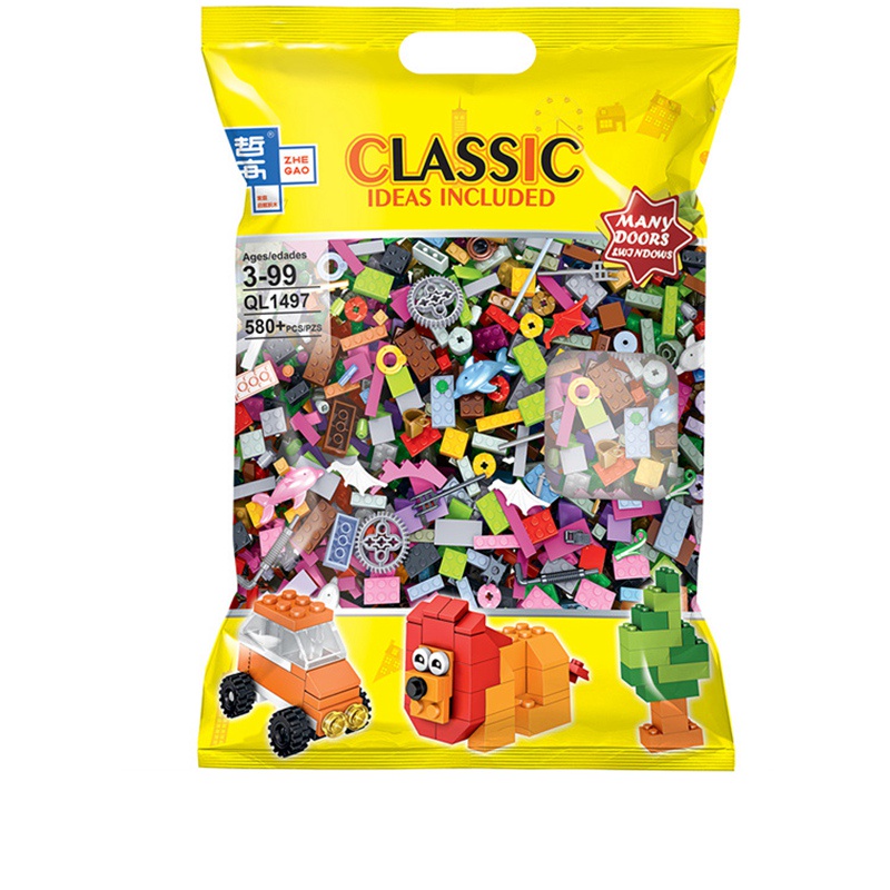 Set đồ chơi xếp hình SLUBAN 200-300/ 580 mảnh cho bé