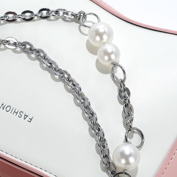 🌸Hàng Order🌸 Túi Xách Nữ CEEKAY Da Trơn Khóa Kéo Quai Da Đeo Dây Sách Chuỗi Xích Hạt Sang Chảnh Nữ Tính 🌸Hàng Quảng Châu