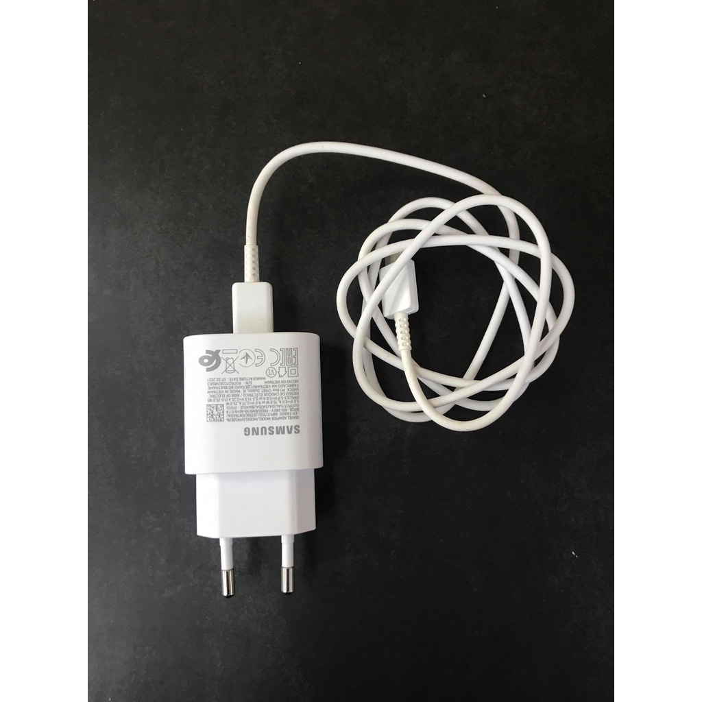 Bộ sạc nhanh Samsung Travel Adapter 25W Kèm cáp sạc 2 đầu chân TypeC